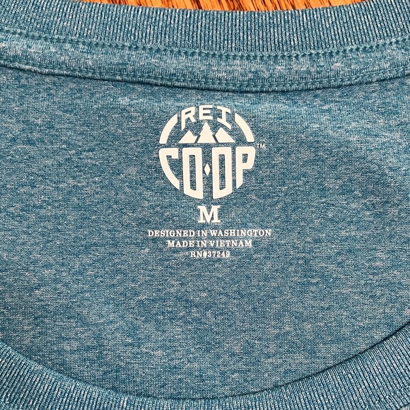 REI Blue Short Sleeve Tee - Women’s Medium - Picture 2 of 6